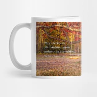 Tree Swing In Autumn Mug